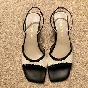 Ann Taylor open toe slingbacks sandal NWT